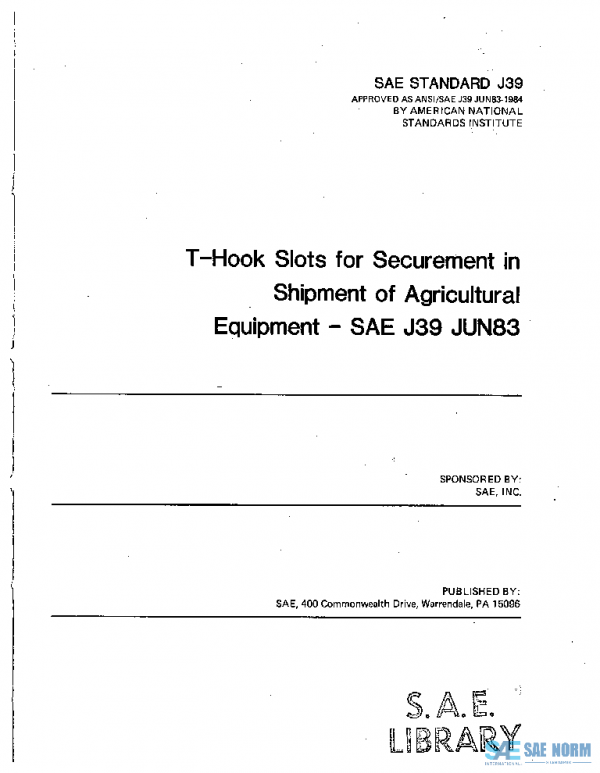 SAE J39_198306 PDF