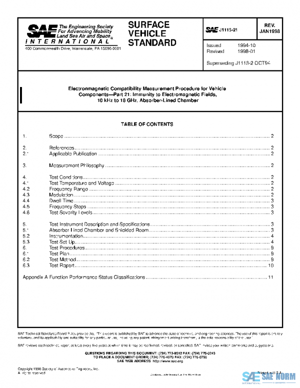 SAE J1113/21_199801 PDF