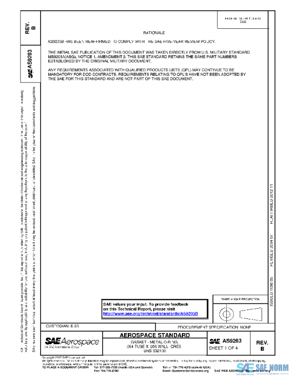 SAE AS9203B PDF