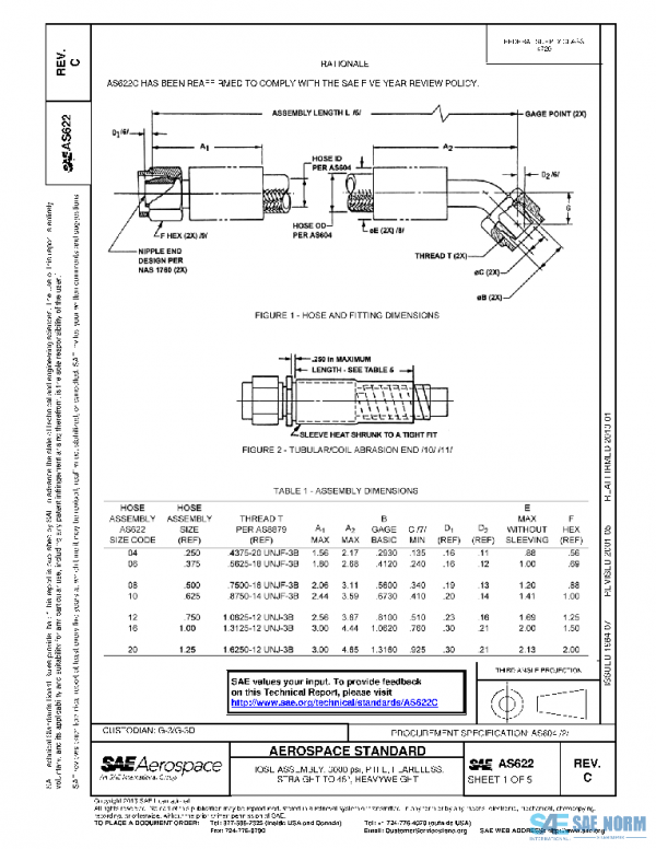 SAE AS622C PDF