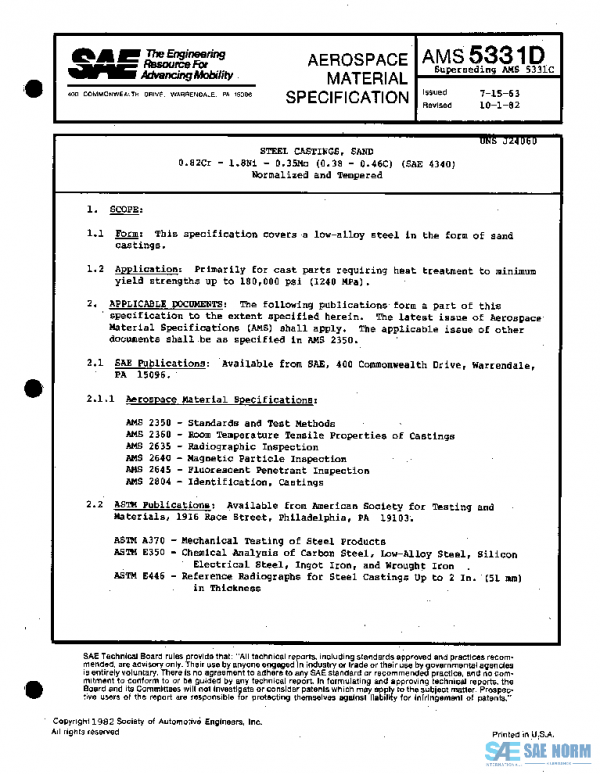 SAE AMS5331D PDF