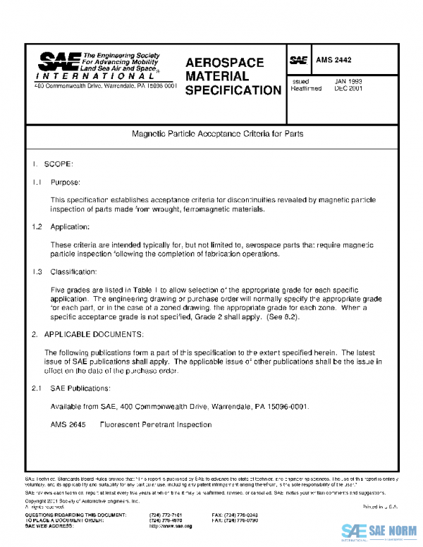 SAE AMS2442 PDF