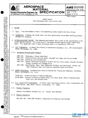 SAE AMS5010G PDF