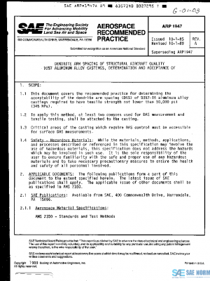 SAE ARP1947A PDF