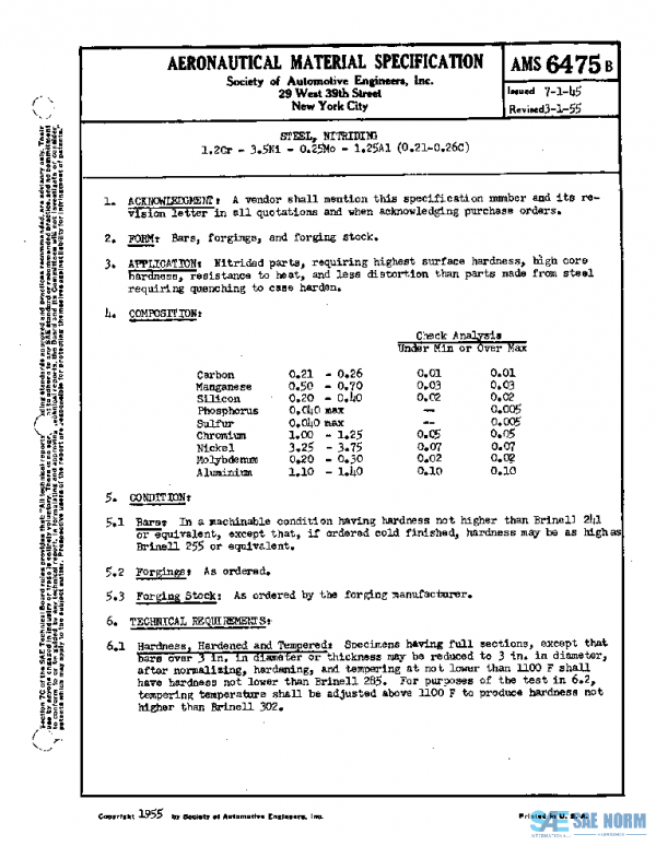SAE AMS6475B PDF SAE AMS6475B PDF