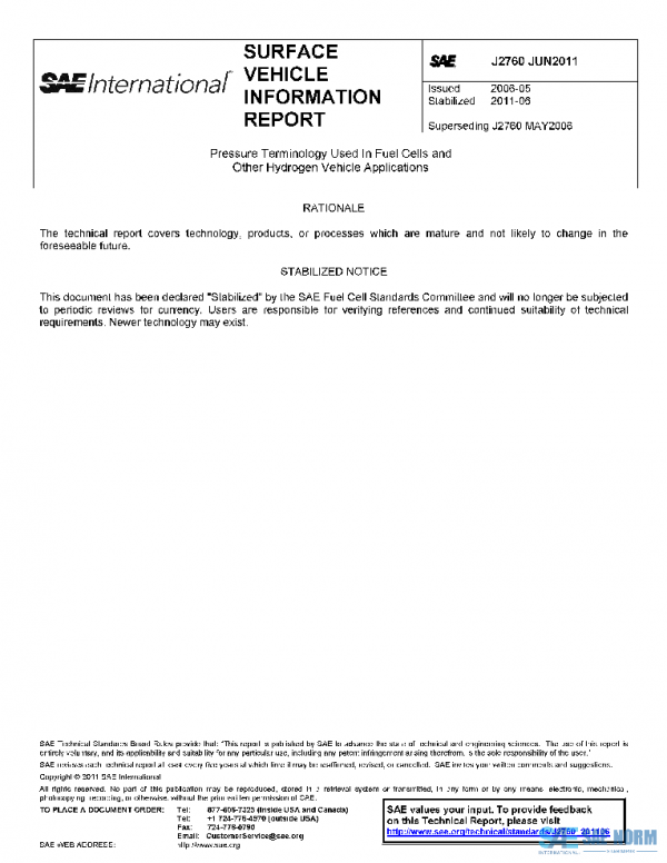 SAE J2760_201106 PDF SAE J2760_201106 PDF