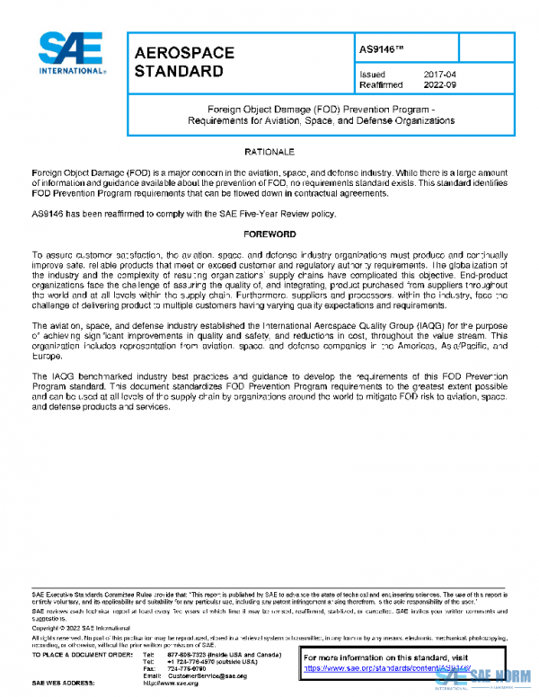 SAE AS9146 PDF