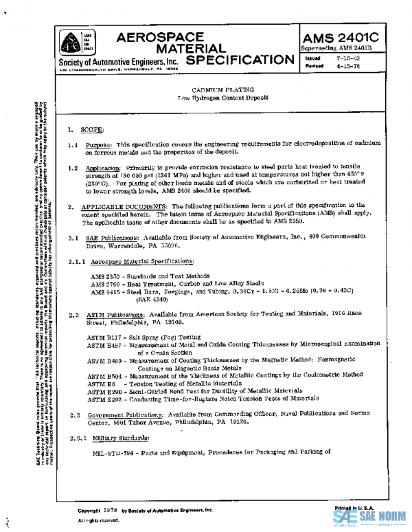 SAE AMS2401C PDF