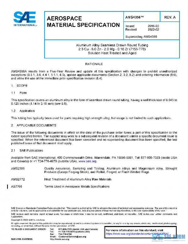 SAE AMS4356A PDF SAE AMS4356A PDF