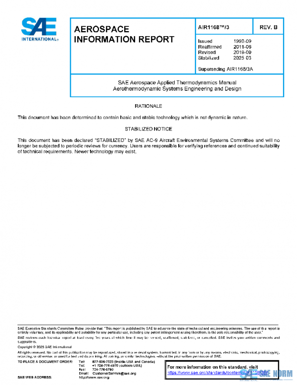 SAE AIR1168/3B PDF