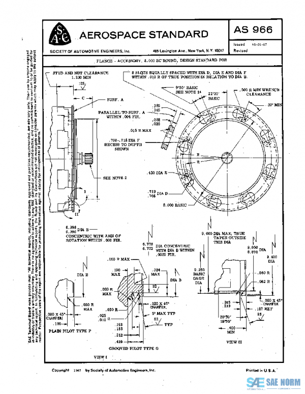 SAE AS966 PDF SAE AS966 PDF