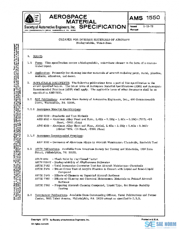 SAE AMS1550 PDF