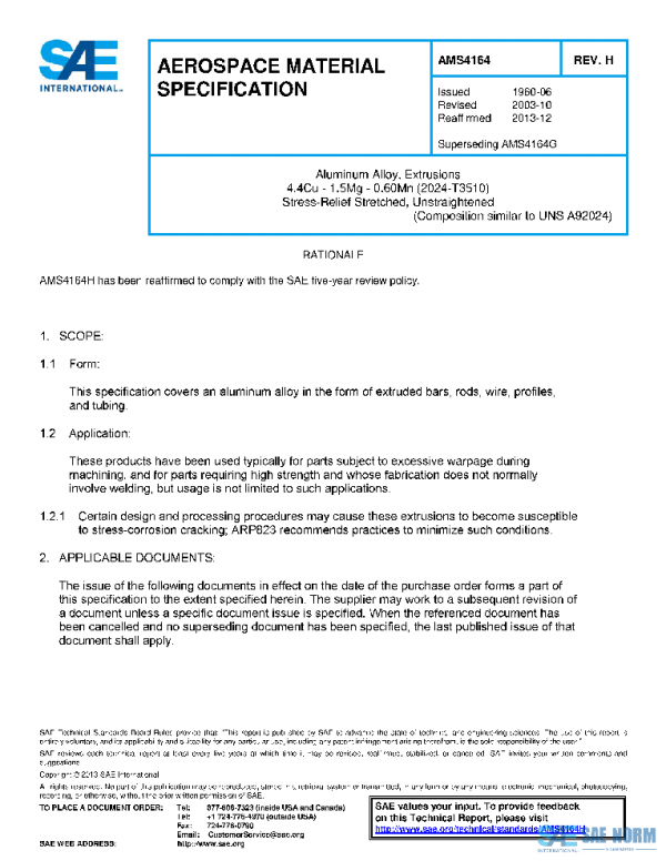 SAE AMS4164H PDF