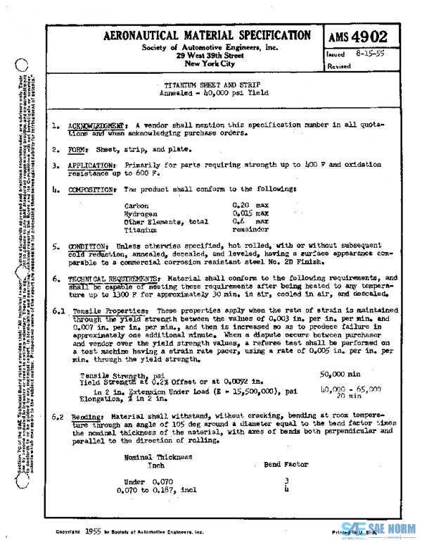 SAE AMS4902 PDF SAE AMS4902 PDF