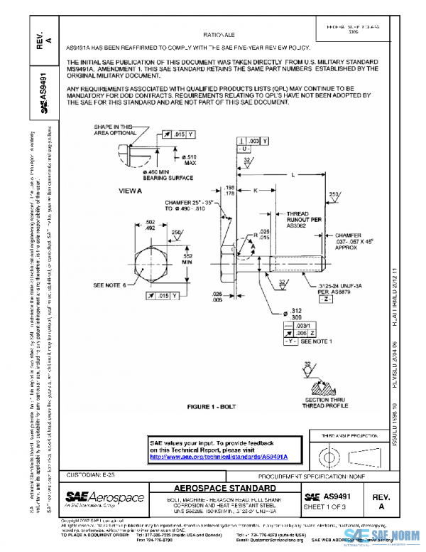 SAE AS9491A PDF