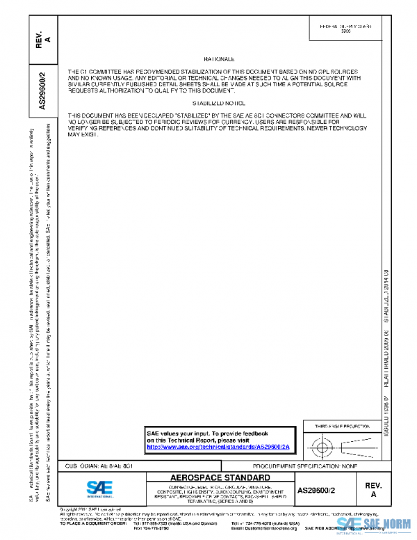 SAE AS29600/2A PDF
