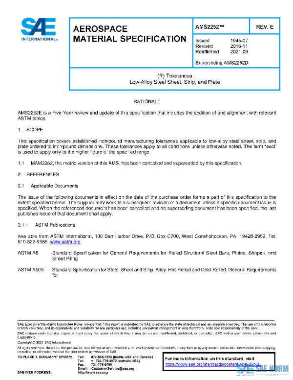 SAE AMS2252E PDF