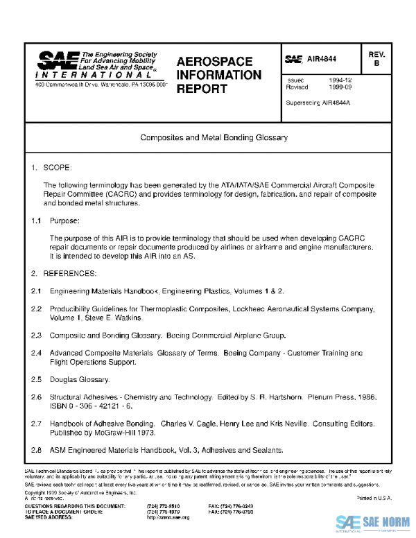 SAE AIR4844B PDF