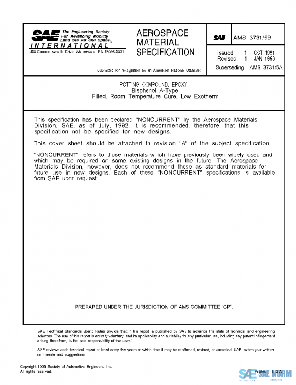 SAE AMS3731/5B PDF