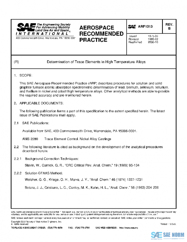 SAE ARP1313B PDF