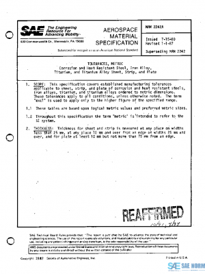 SAE MAM2242A PDF