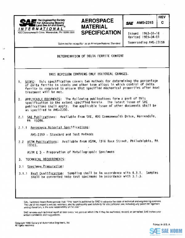 SAE AMS2315C PDF