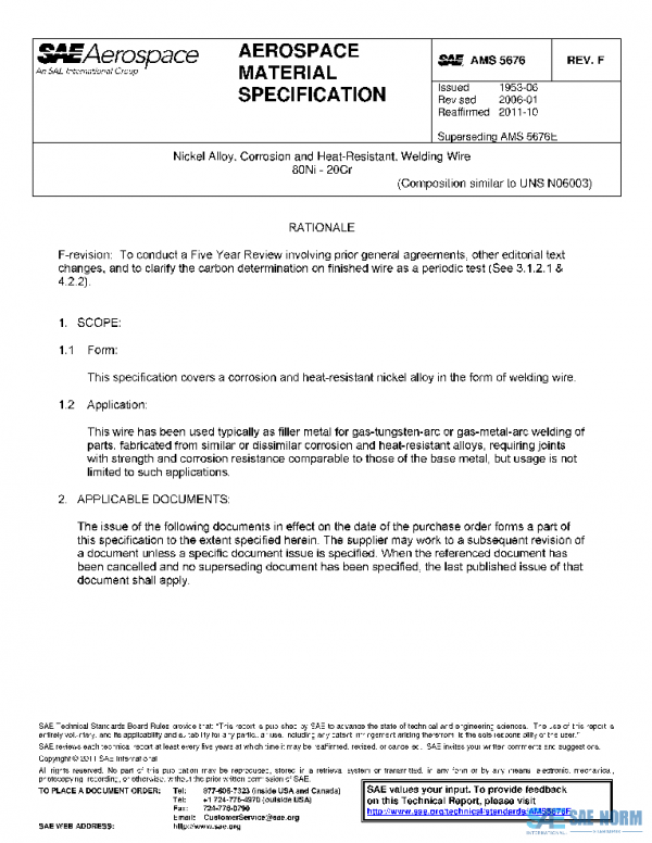 SAE AMS5676F PDF