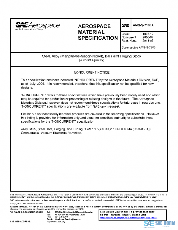 SAE AMSS7108A PDF SAE AMSS7108A PDF