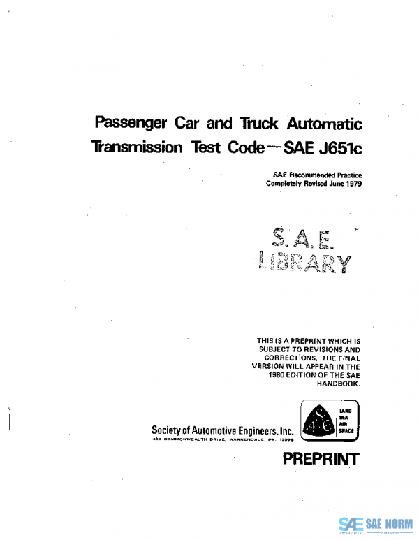 SAE J651C_197906 PDF