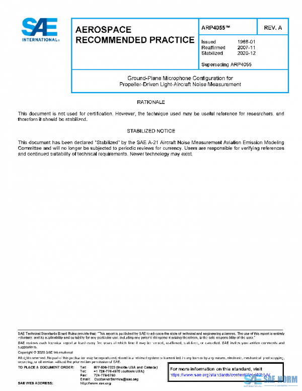 SAE ARP4055A PDF