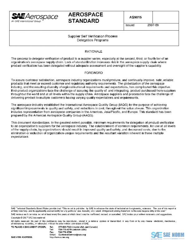 SAE AS9015 PDF