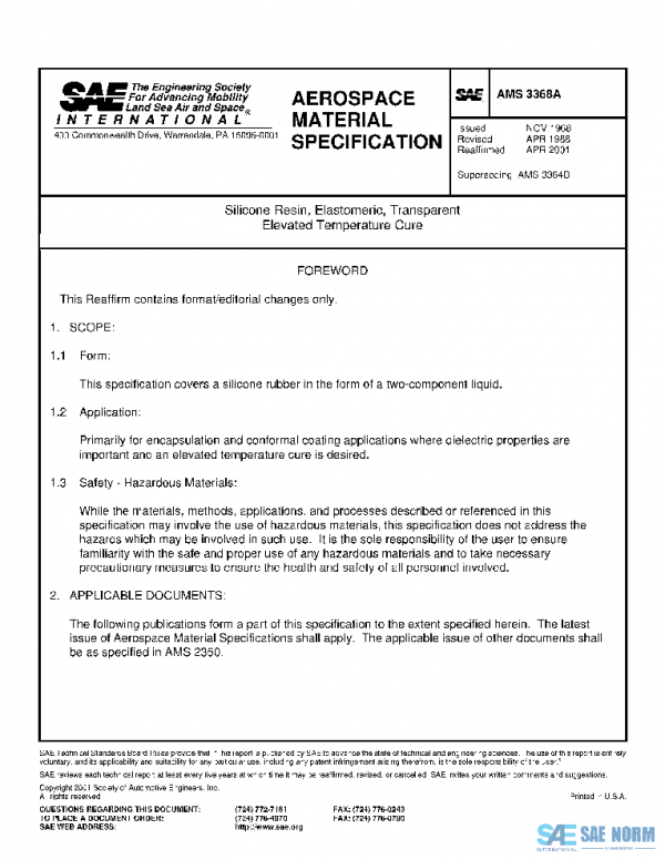 SAE AMS3368A PDF