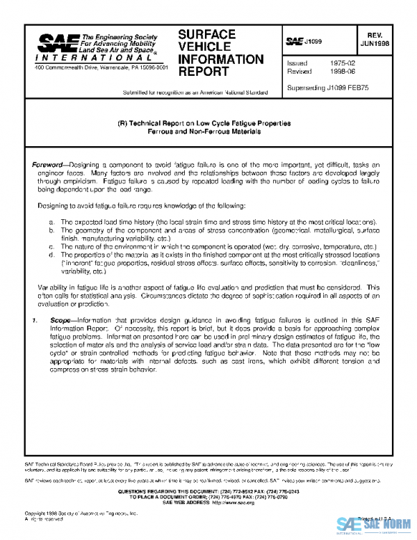 SAE J1099_199806 PDF