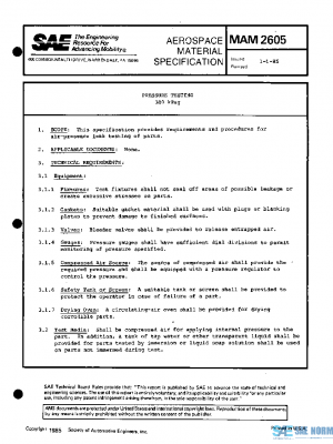 SAE MAM2605 PDF