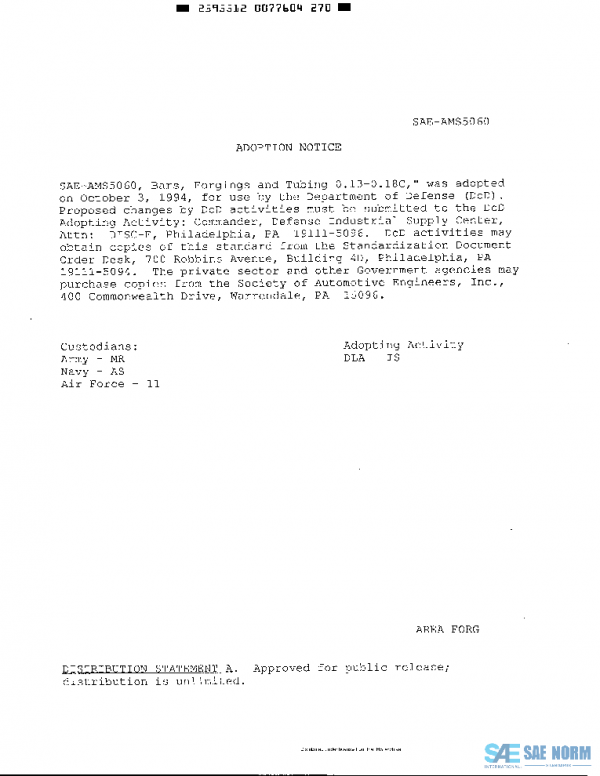 SAE AMS5060F PDF SAE AMS5060F PDF