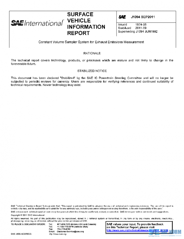 SAE J1094_201109 PDF