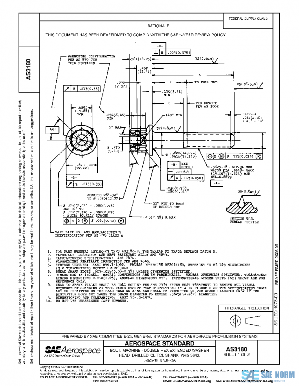 SAE AS3180 PDF