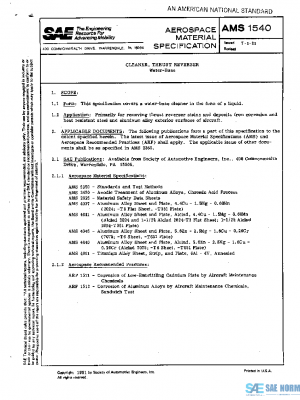 SAE AMS1540 PDF