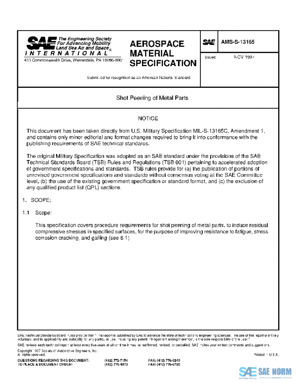 SAE AMSS13165 PDF