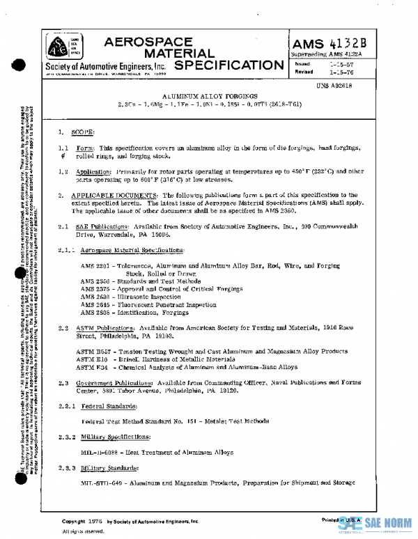 SAE AMS4132B PDF