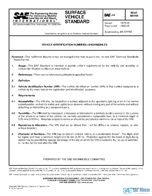 SAE J64_199505 PDF