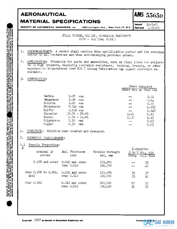 SAE AMS5565D PDF