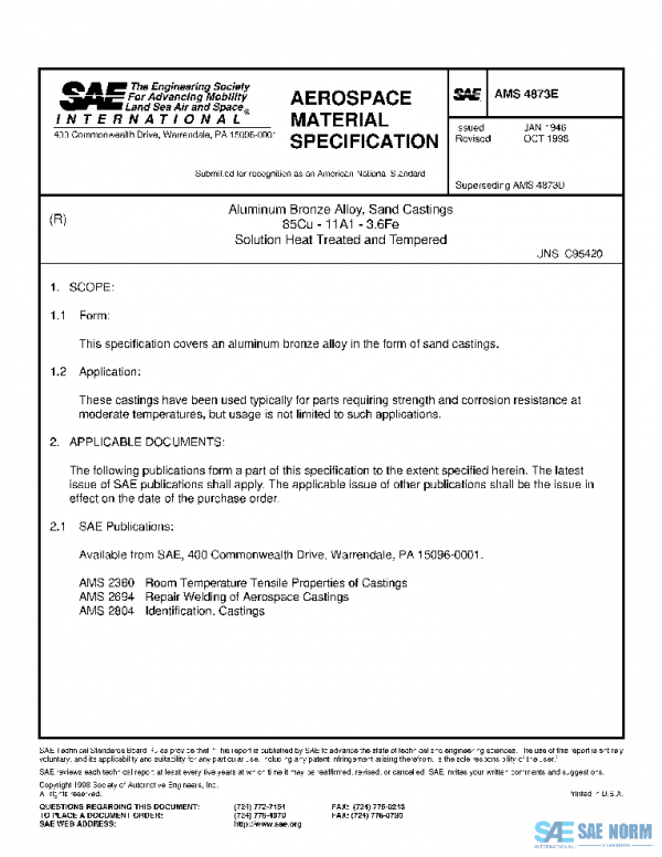 SAE AMS4873E PDF