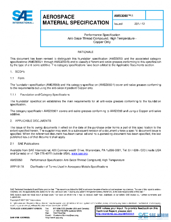 SAE AMS3050/1 PDF