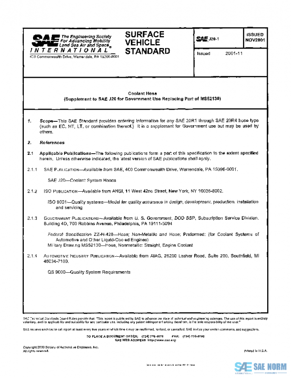 SAE J20/1_200111 PDF