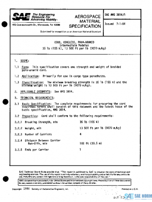SAE AMS3814/1 PDF