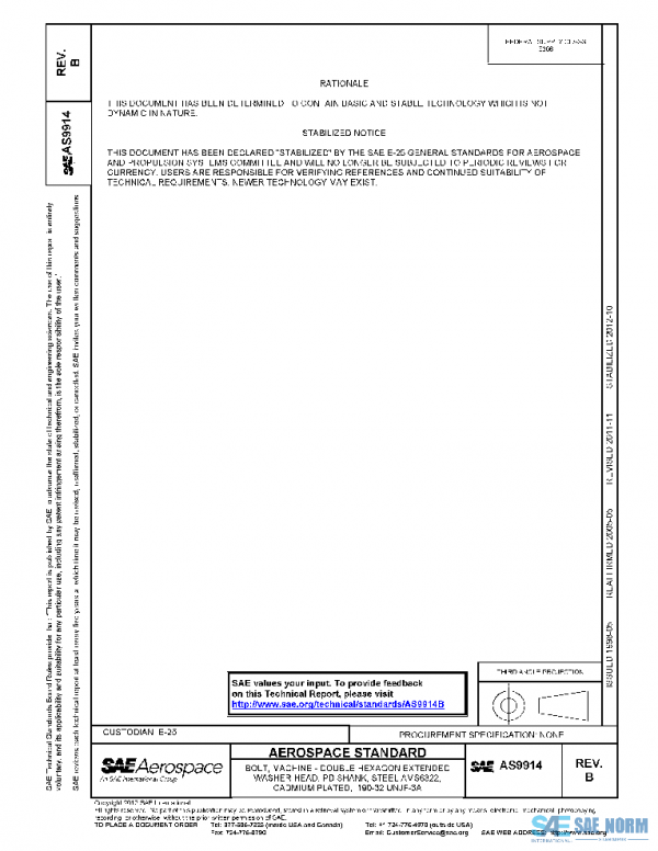 SAE AS9914B PDF