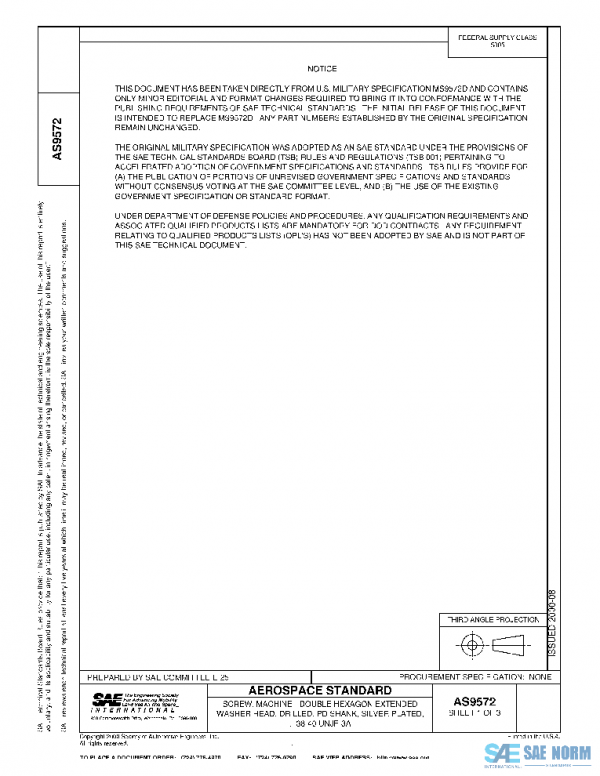 SAE AS9572 PDF SAE AS9572 PDF