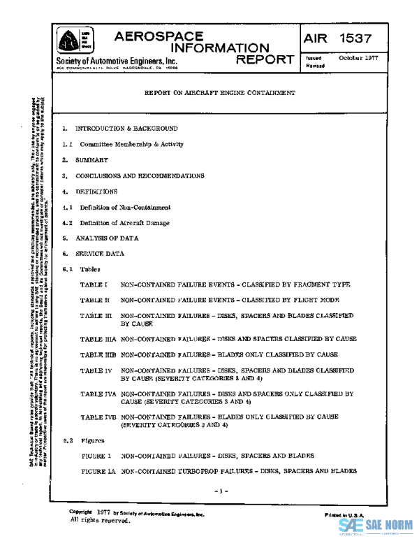 SAE AIR1537 PDF