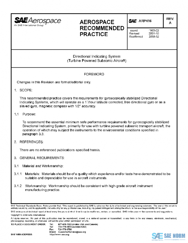 SAE ARP416A PDF
